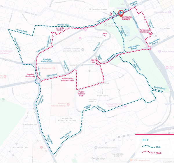 Move for Integrity 2026 route map