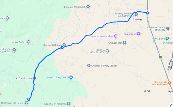 21km & 10km Route